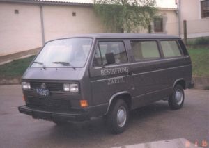 VW T3 als Bestattungswagen ab 1990 © Michael Wittmann